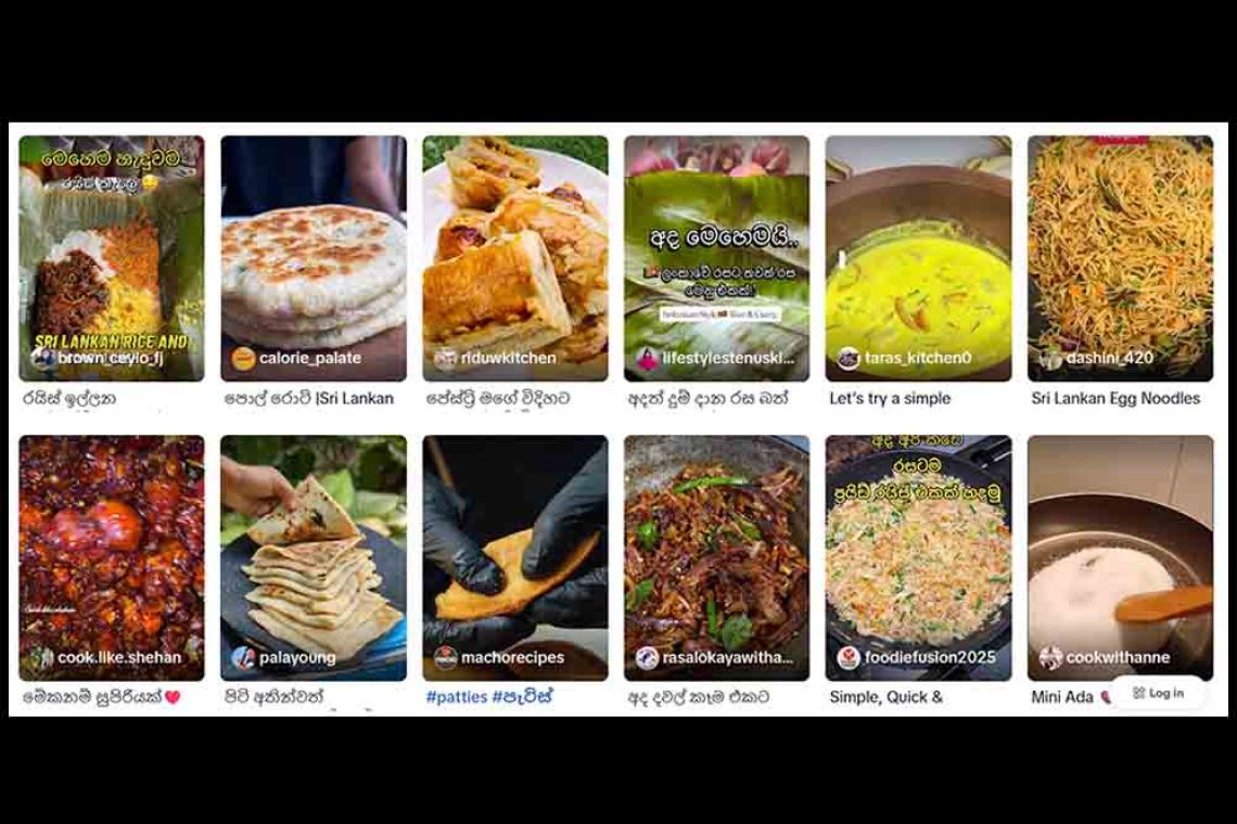 From Kevum to Keto : How Sri Lankans Search TikTok for Everyday Cooking Ideas
